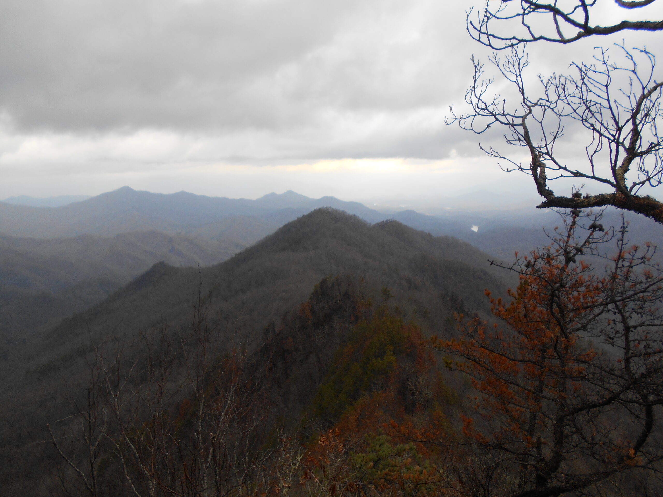 A Mountain Range Along the Appalachian Trail