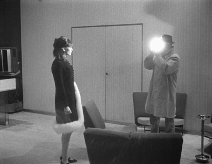 Alphaville Aesthetic Still of Camera Flash