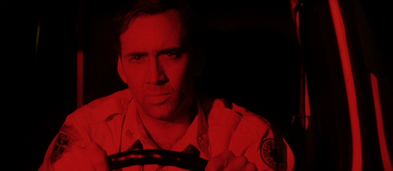 Nicolas Cage in Red Light Driving the Ambulance