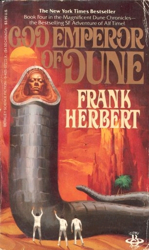 Frank Herbert God Emperor Of Dune Book Cover