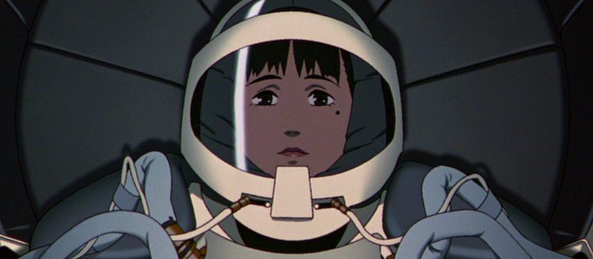 Chiyoko Wearing a Space Suit