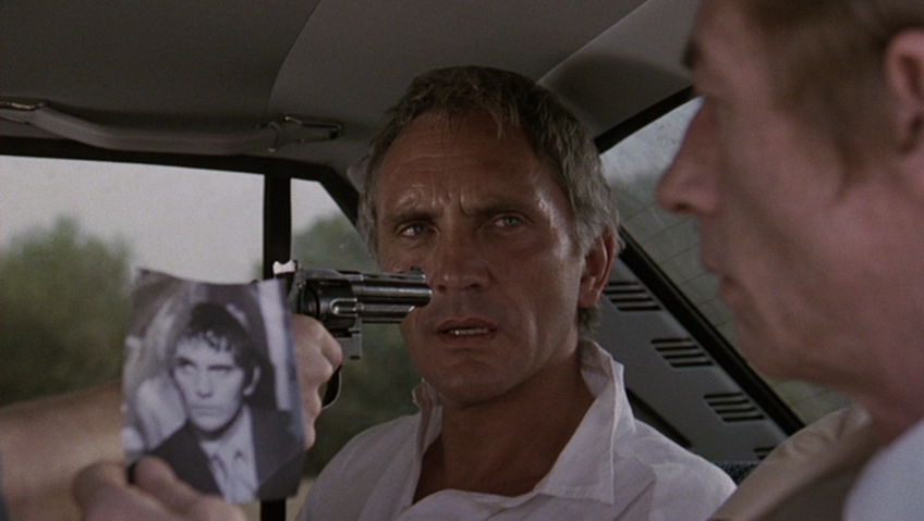 Terence Stamp as Willie Parker Held at Gunpoint