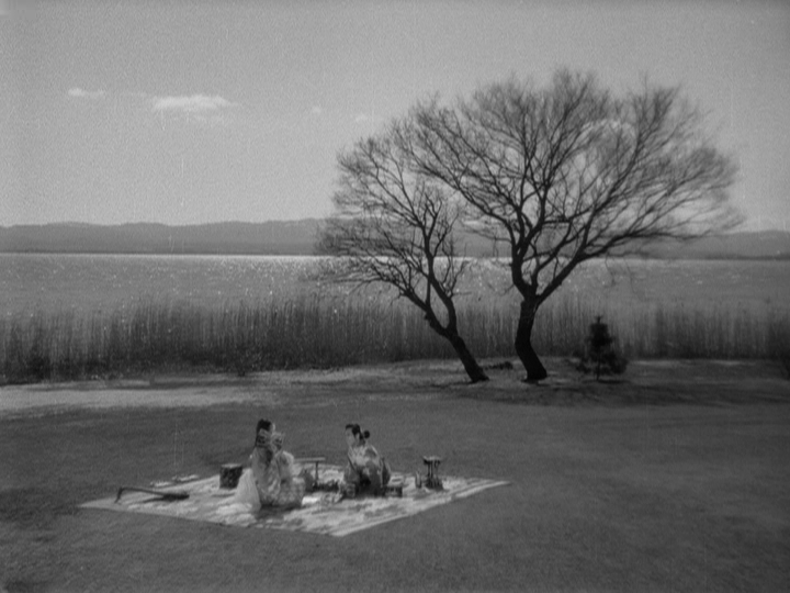 Lady Wakasa and Genjuro Share A Meal In the Field