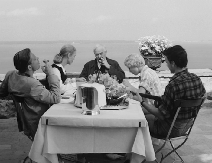 Isak Borg at Dinner with His New Friends