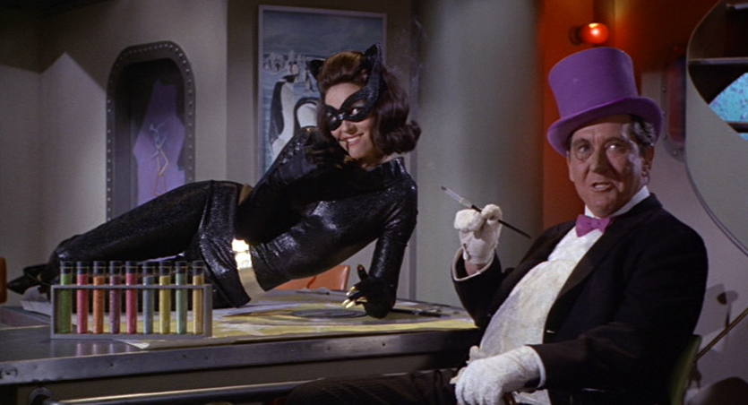 Catwoman and The Penguin in Batman 1966