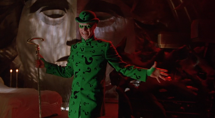 The Introduction of Jim Carrey as The Riddler