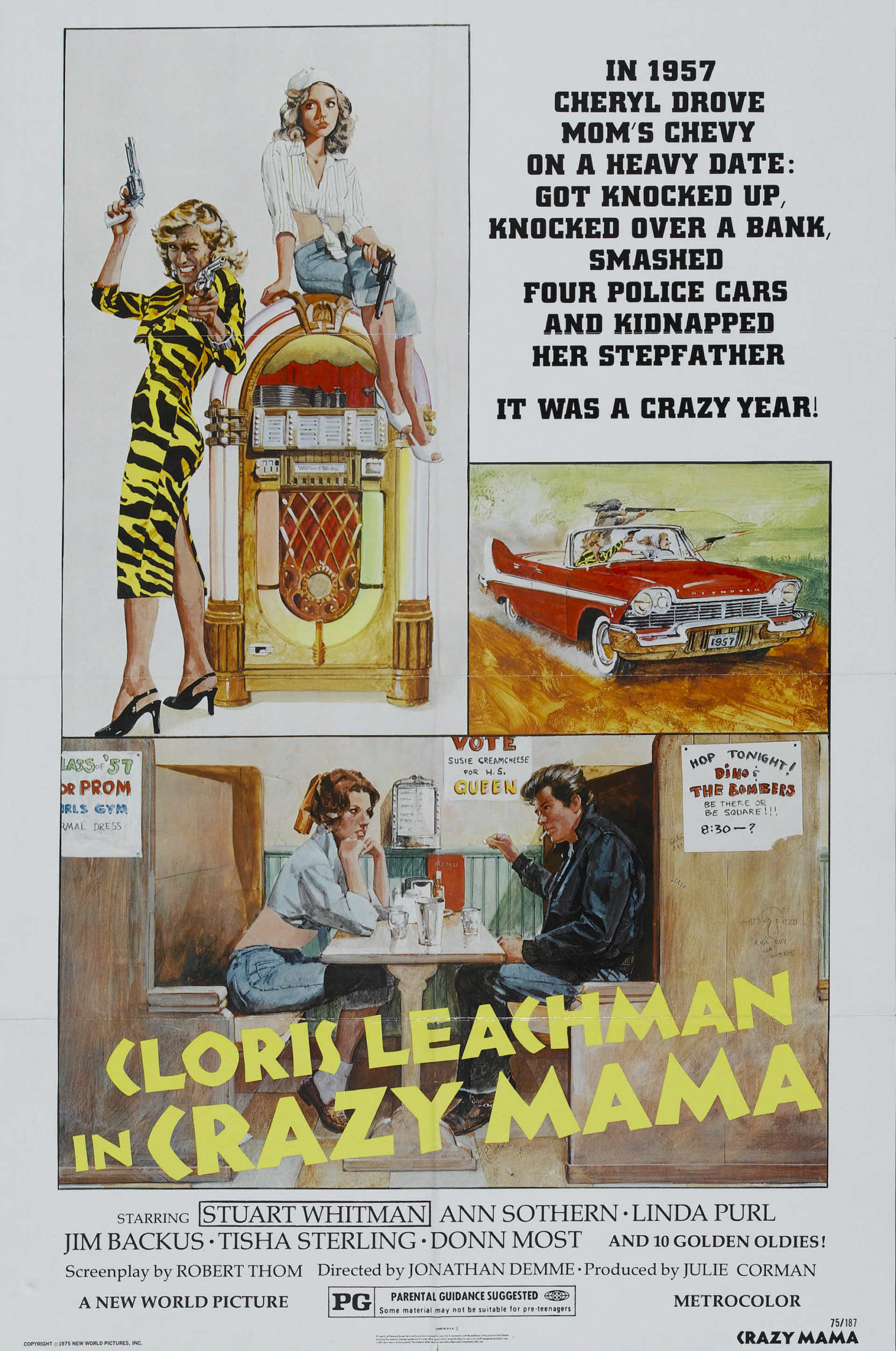 Crazy Mama Movie Poster