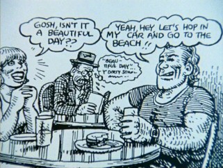 A Panel from an R. Crumb Comic