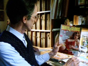 R. Crumb Looks at a Magazine