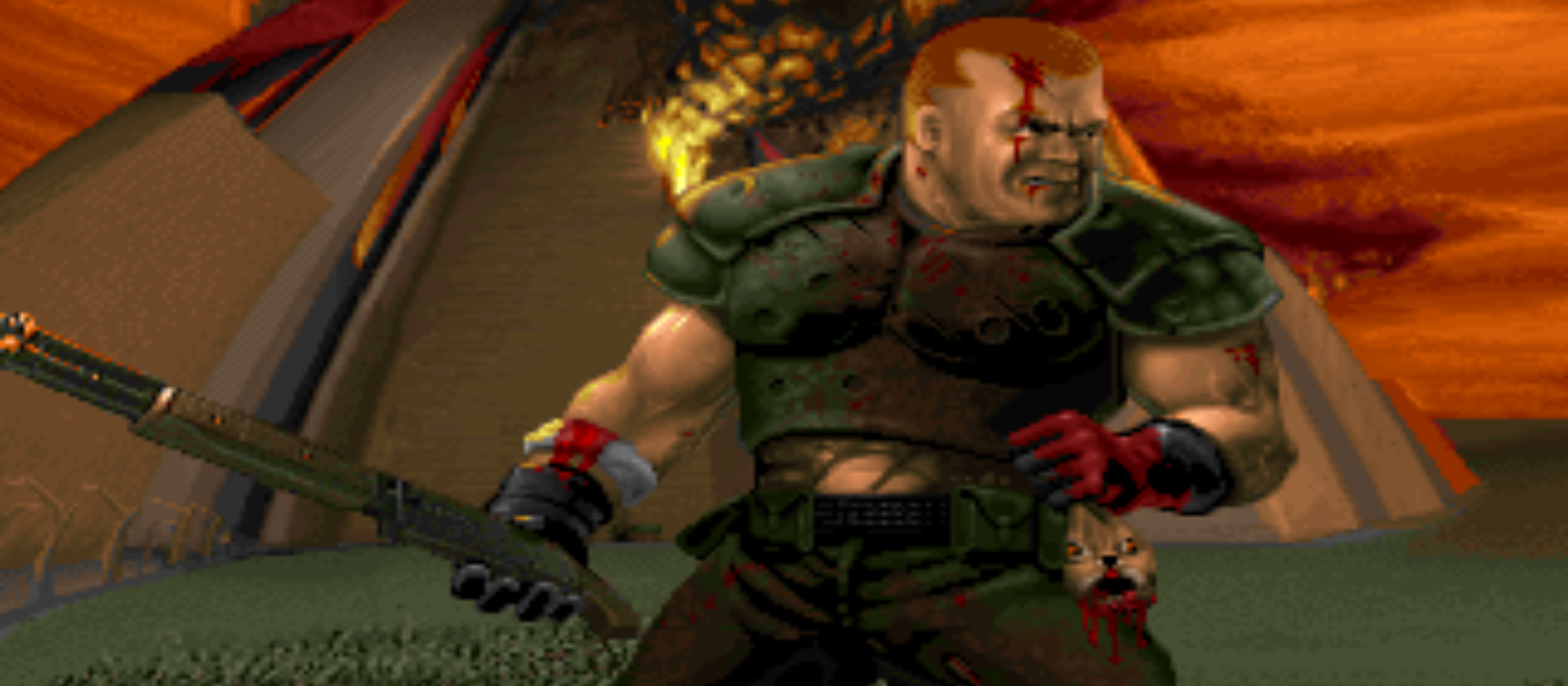 Doomguy and Diasy Loading Screen