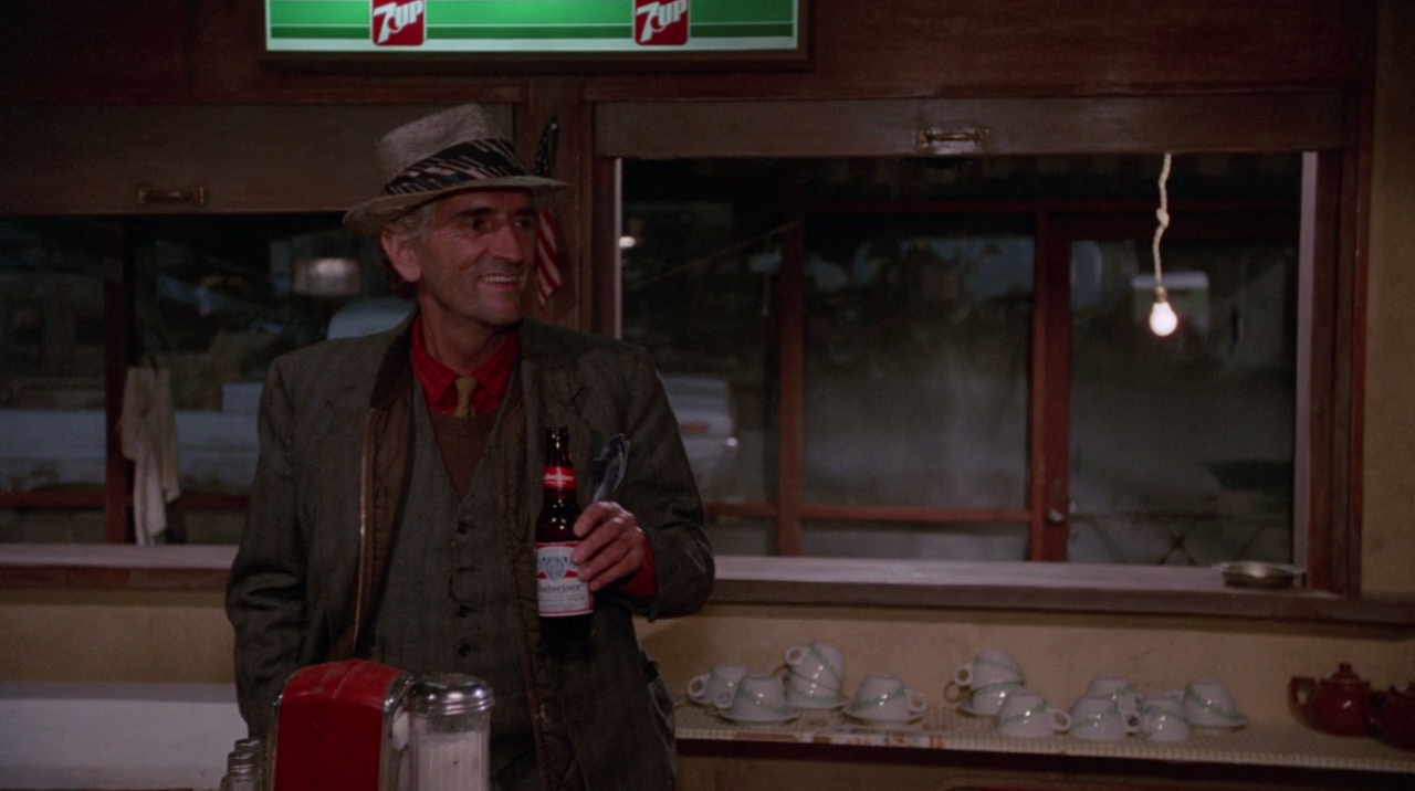 Harry Dean Stanton as the Old Man