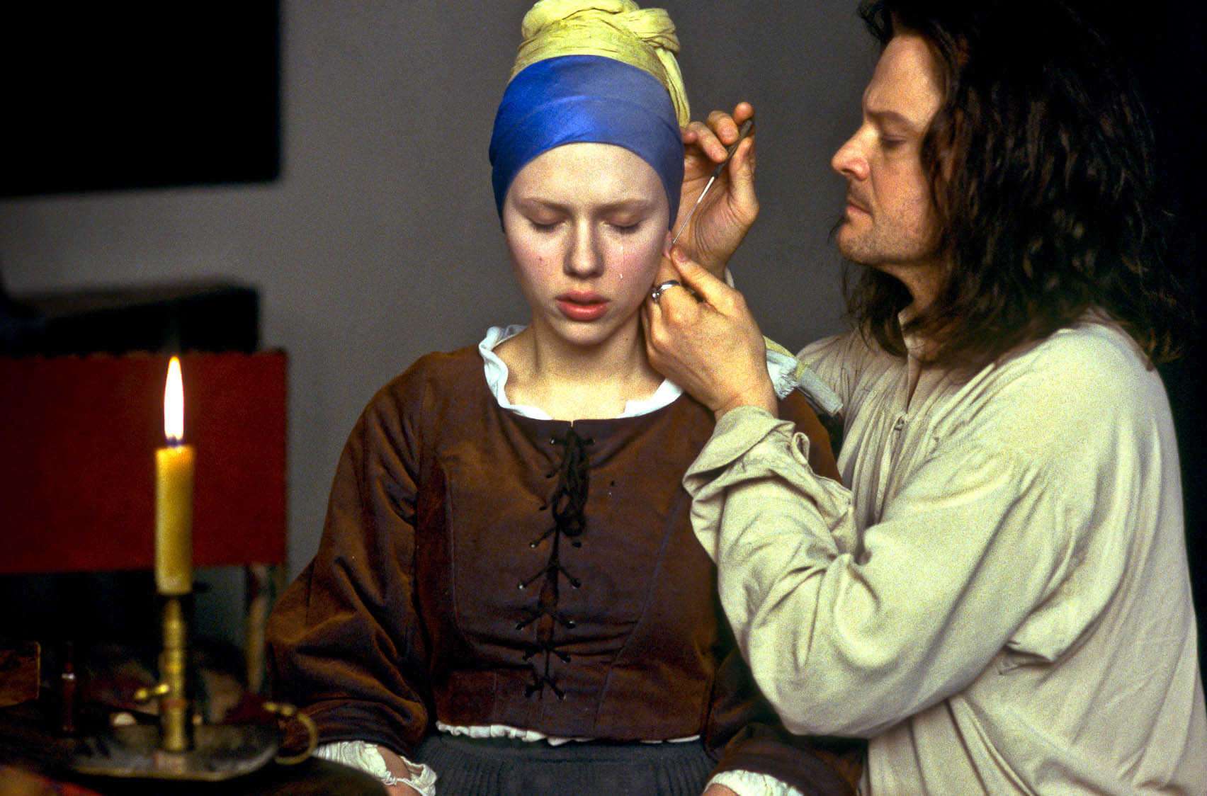 Vermeer Pierces Griet's Ear