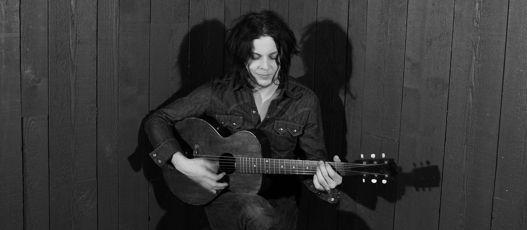 Jack White with Acoustic Guitar