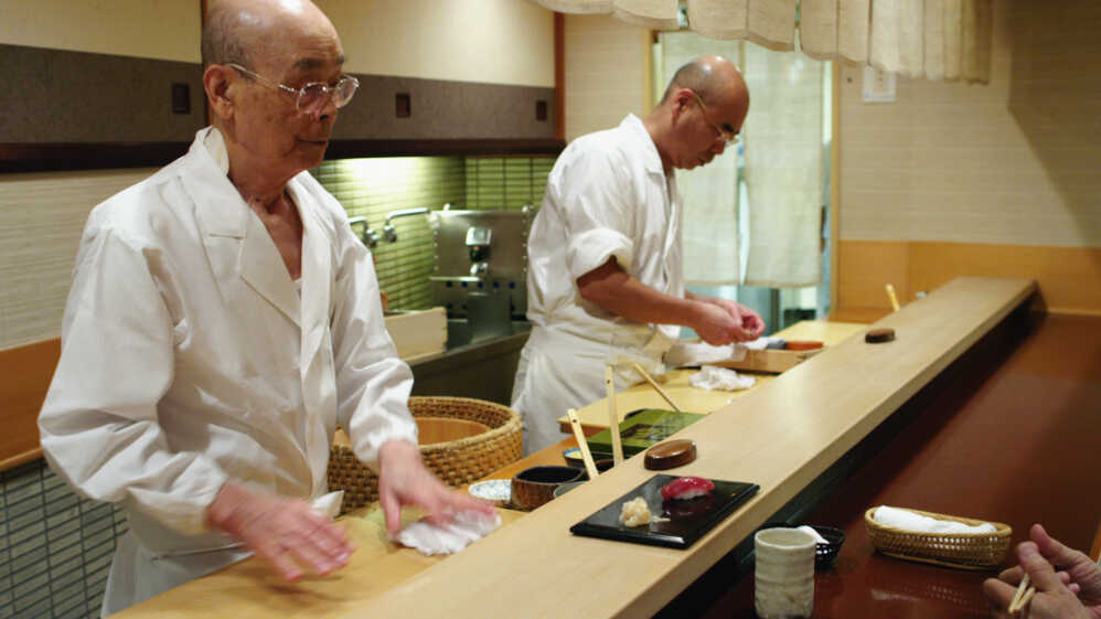Jiro and Yoshikazu Make Sushi