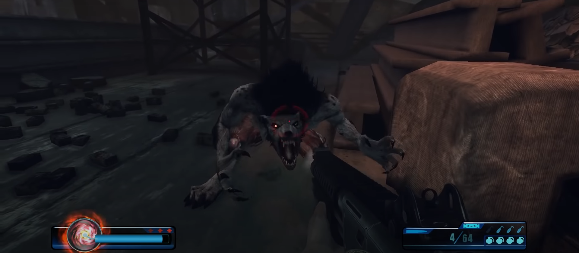 Fighting a Werewolf