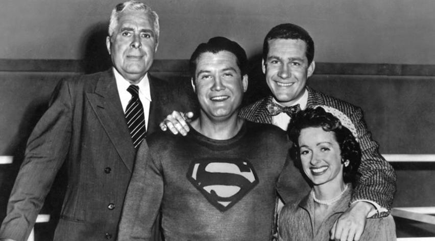 George Reeve and his Fellow Cast Members