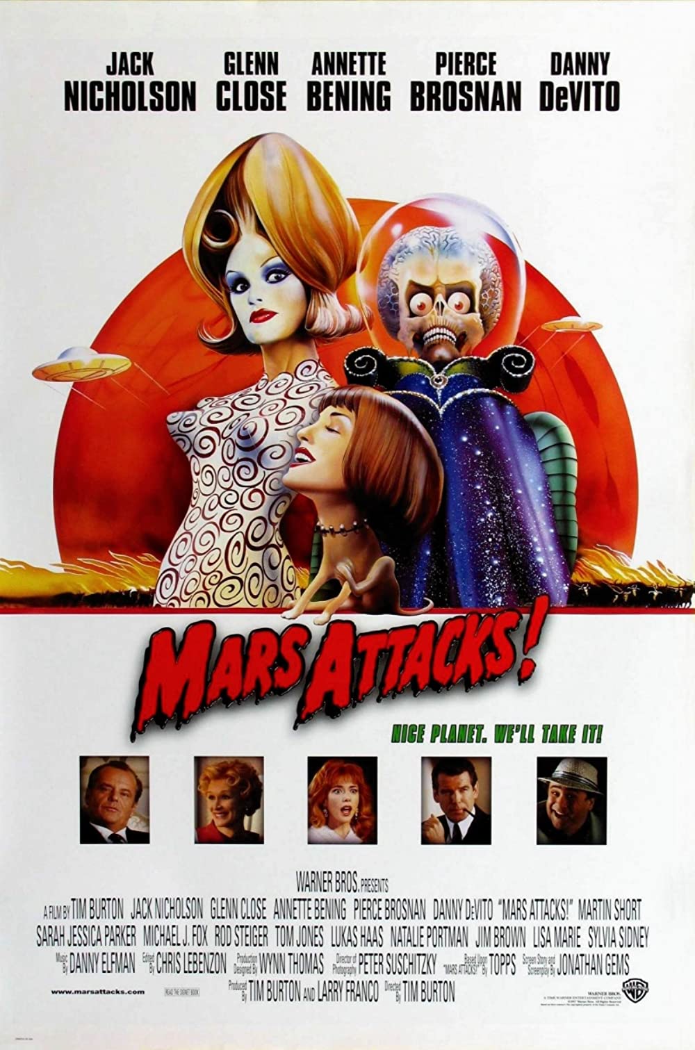 Mars Attacks! Movie Poster