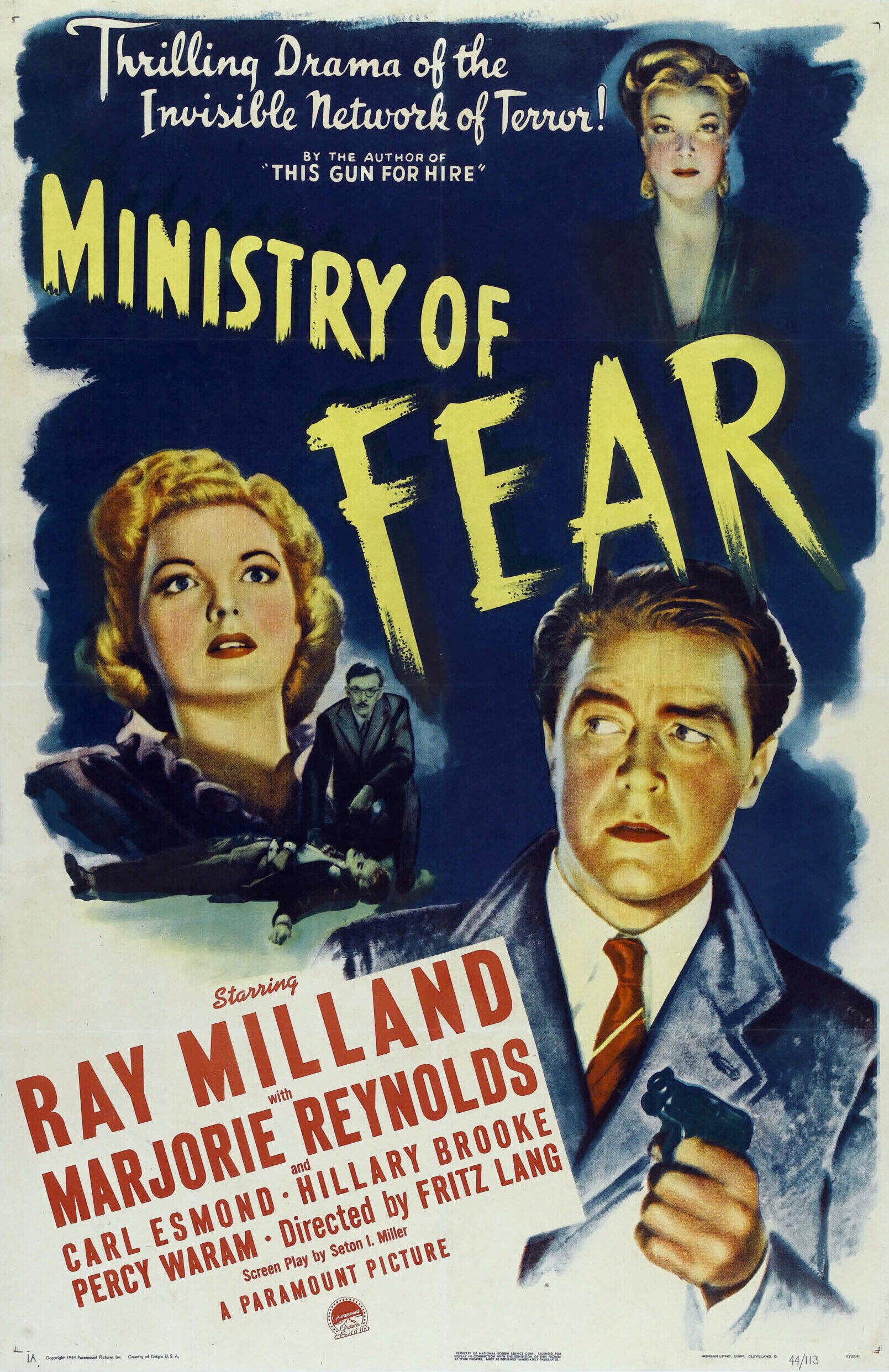 Ministry of Fear Movie Poster