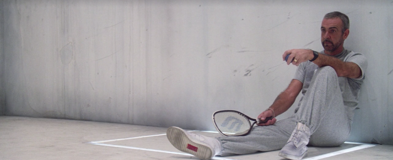 Sean Connery Playing Racquetball