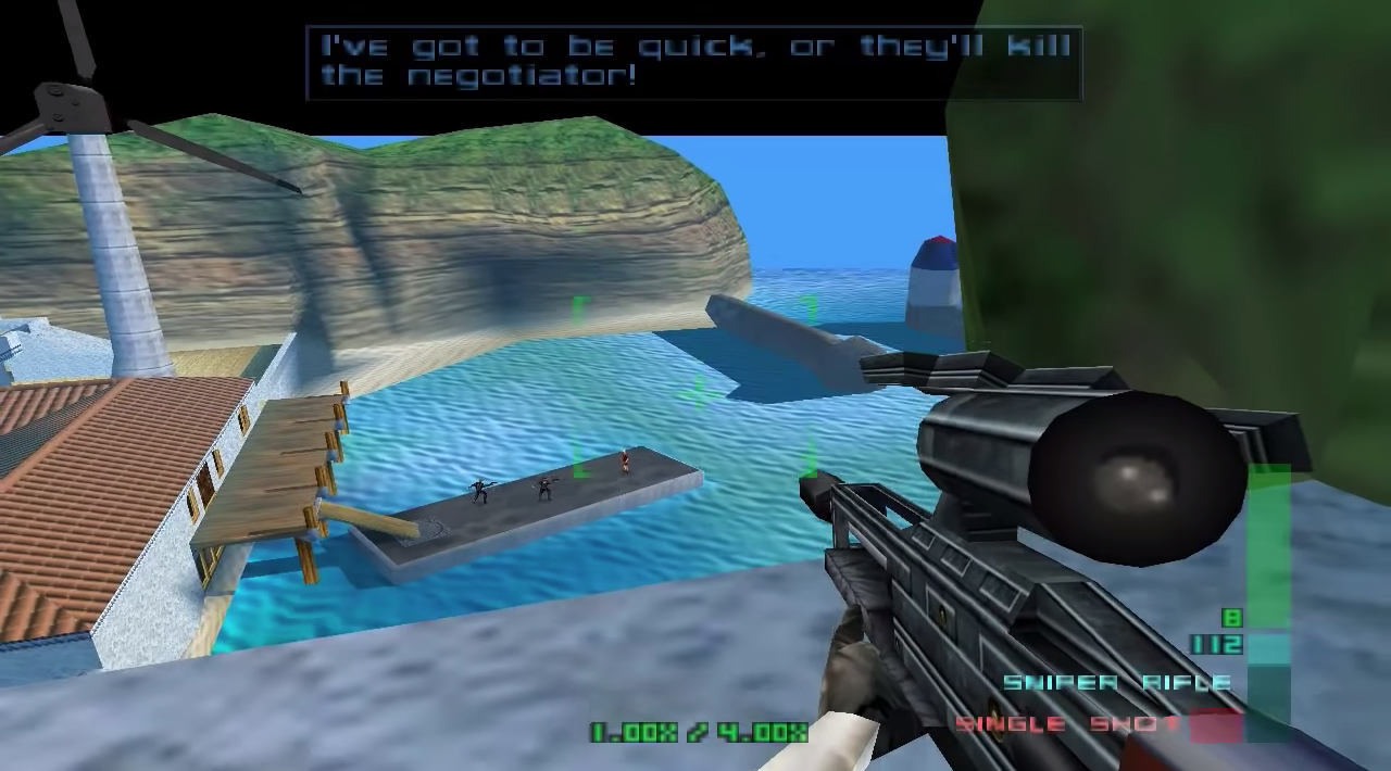 Sniping Is Difficult in Perfect Dark