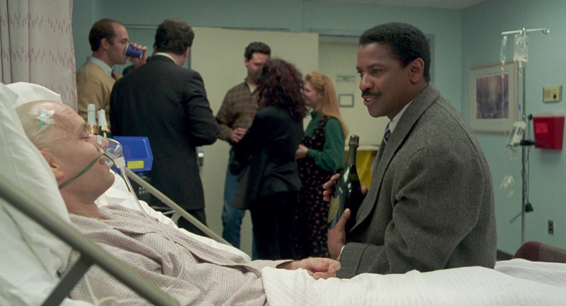 Miller Visits Beckett at the Hospital