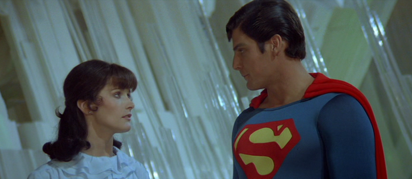 Lois Lane and Superman in the Fortress of Solitude