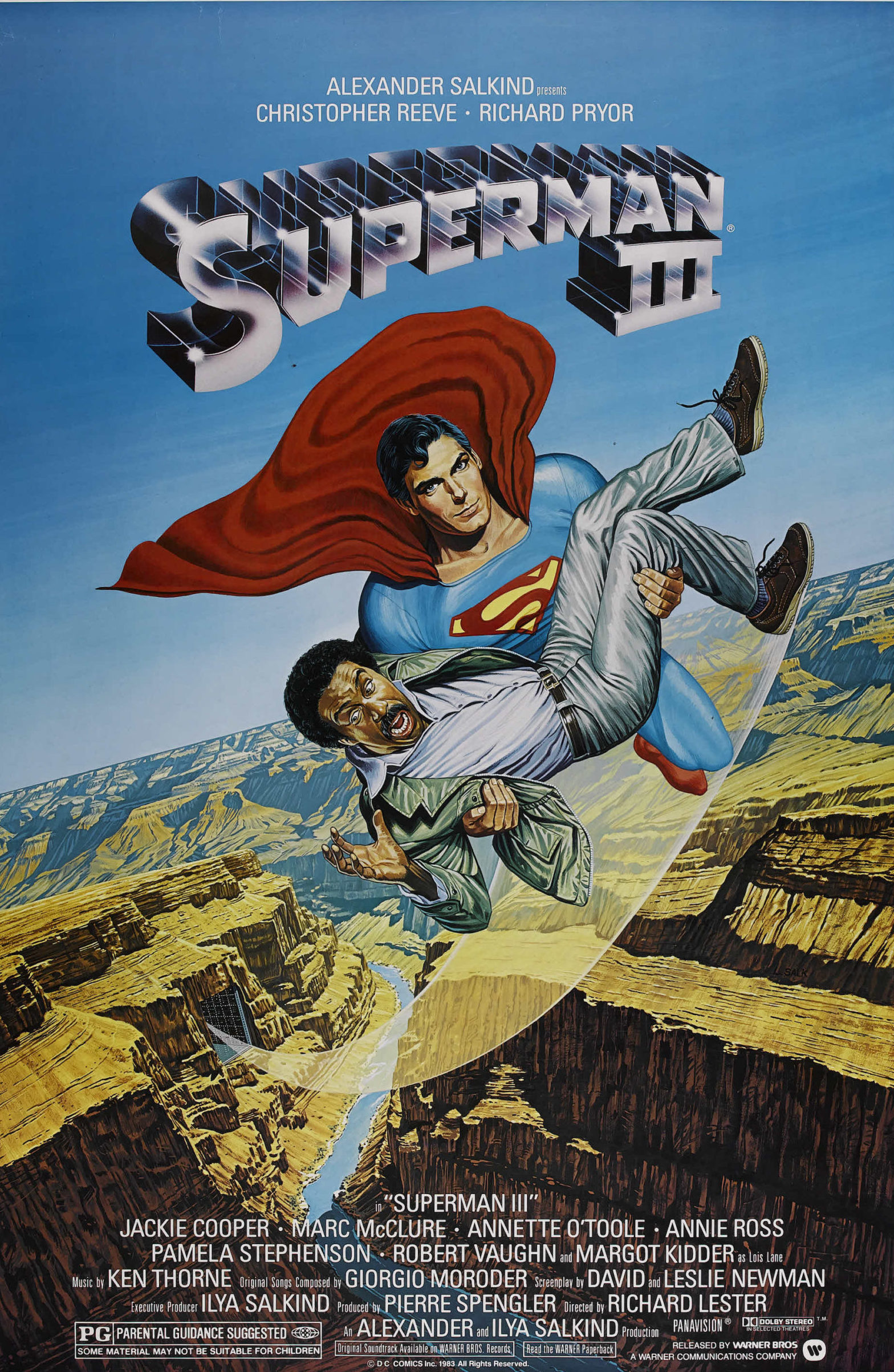 Superman III Movie Poster