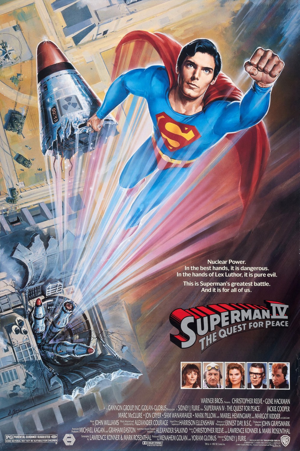Superman IV Movie Poster