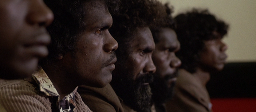 The Aborigines Sit in the Court Room