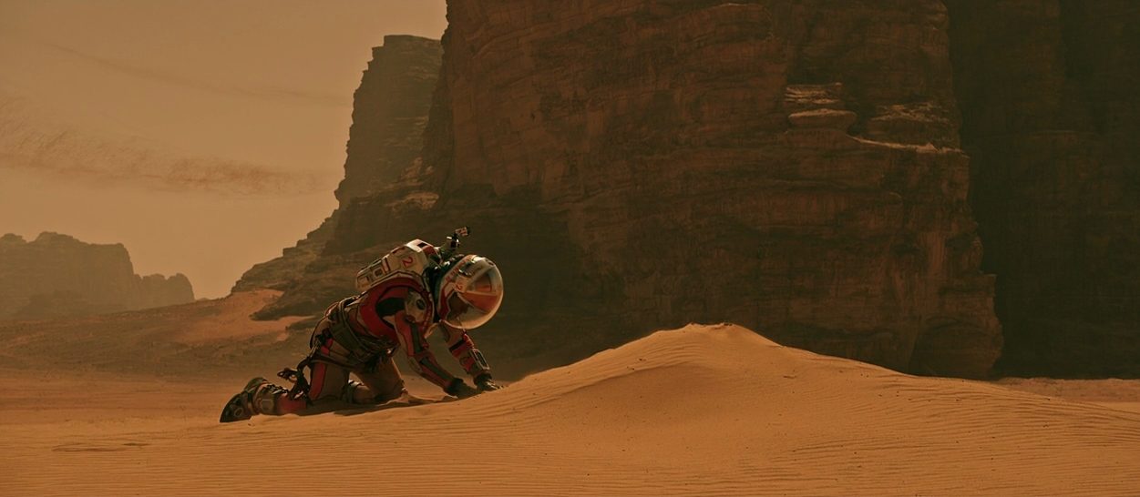Mark Watney Alone on Mars