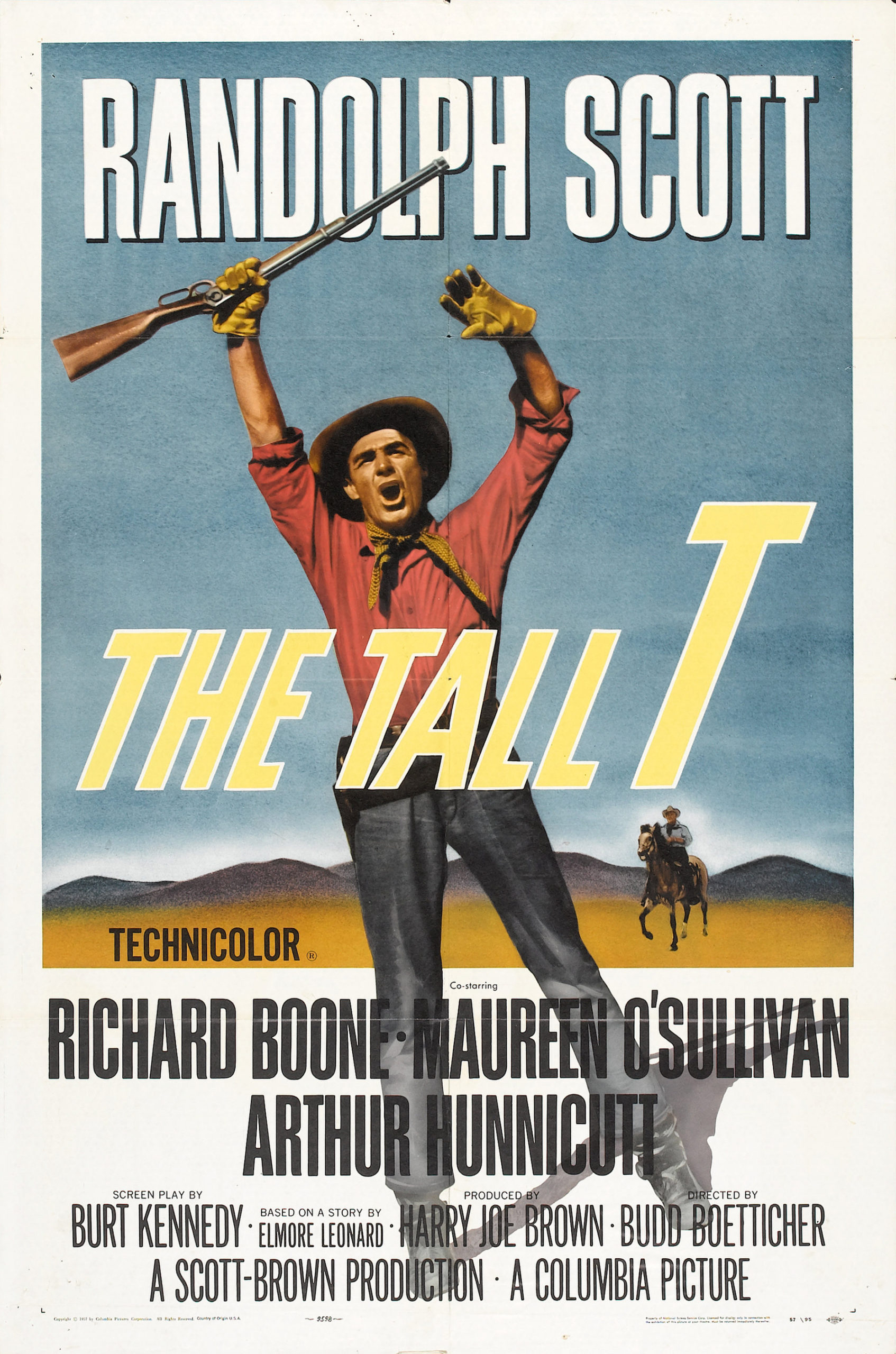 The Tall T Movie Poster