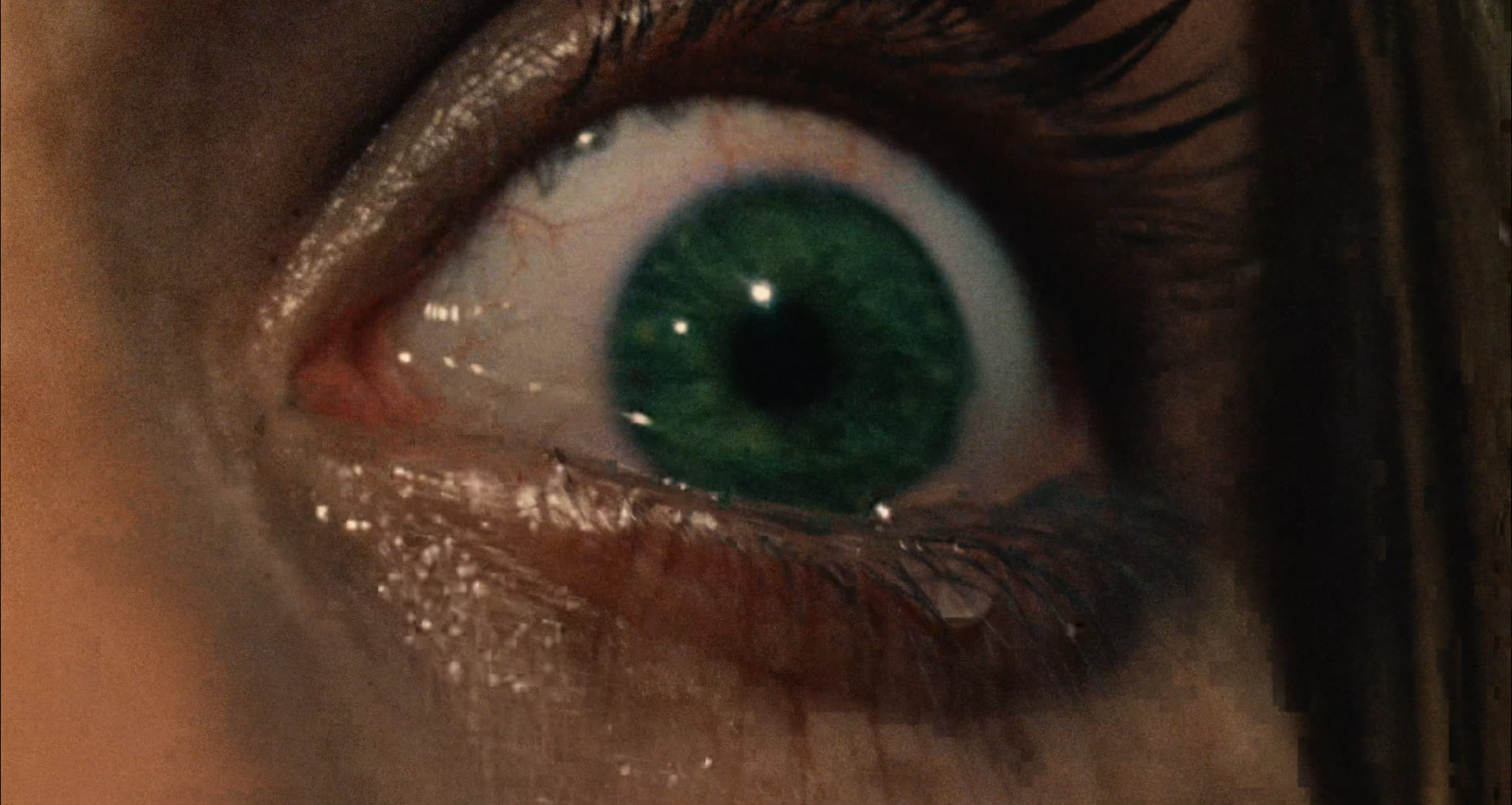 Close Up of Sally's Frightened Eye