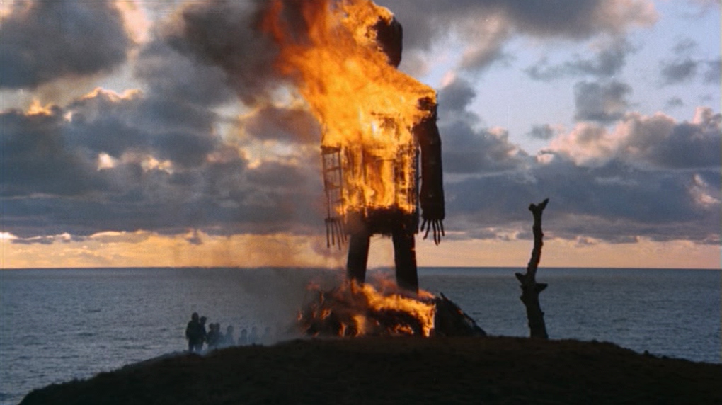 The Burning Wicker Effigy