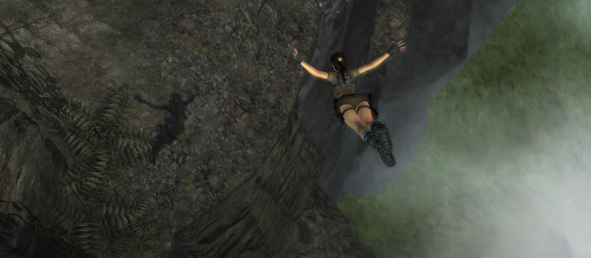 Lara Croft Trusts Her Depth Perception