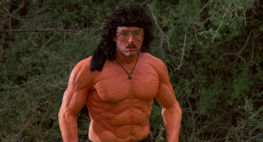 Weird Al Dressed as Rambo