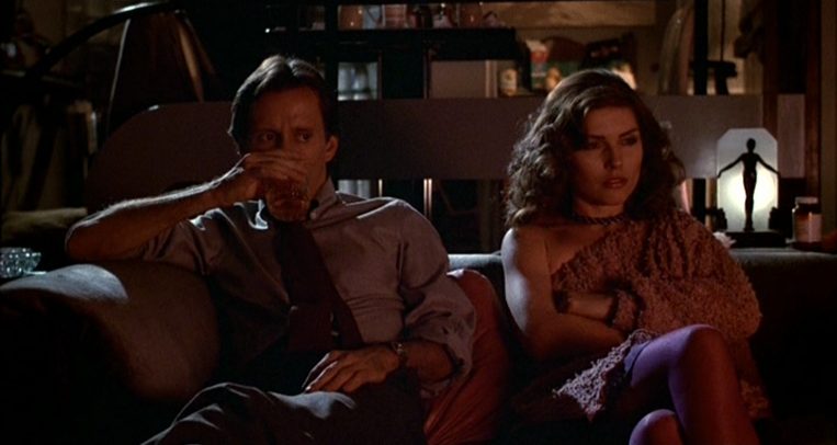 James Woods and Debbie Harry in Videodrome