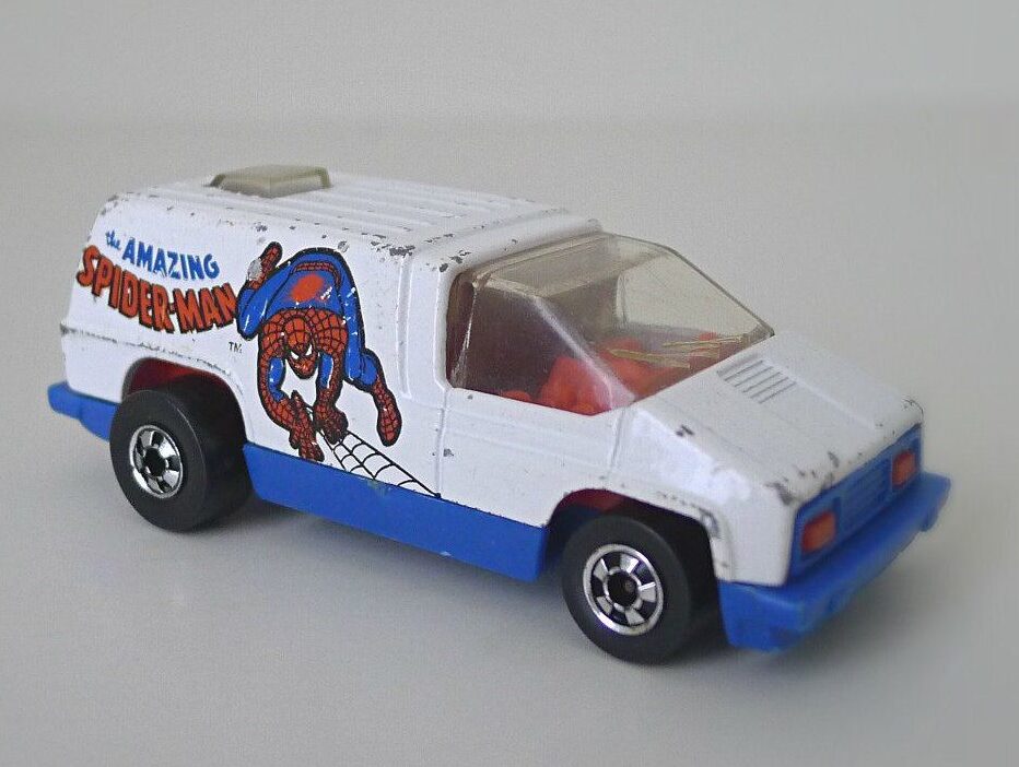 Vintage Spider-Man Hot Wheels Car