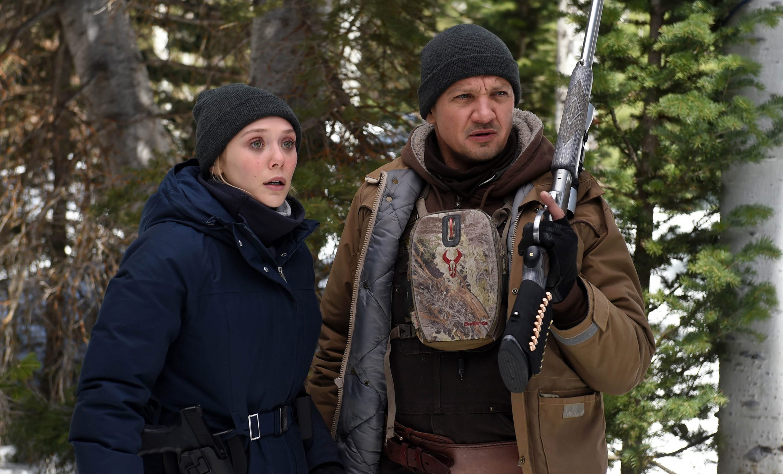 Jeremy Renner and Elizabeth Olsen